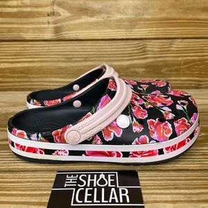 Crocs Women’s Classic Floral Slip On Clog Mule